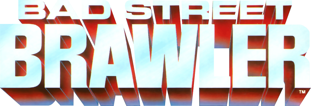 Bad Street Brawler logo for NES